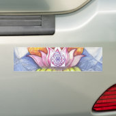 Meditation Lotus Bumpersticker (Op auto)