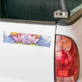 Meditation Lotus Bumpersticker (Op Truck)