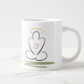 Meditation Man Design 20 oz. Jumbo Mok (Rechts)
