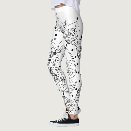 Meditation - Mandala Symbol Leggings (Links)