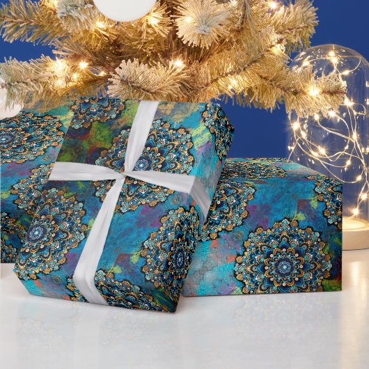 Meditation Mandala — Verpakkingspapier Cadeaupapier (Feestdagen)