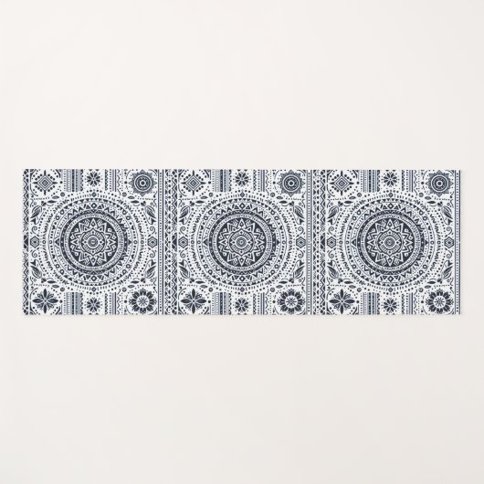 Meditation Mandala Yogamat (Voorkant (horizontaal))