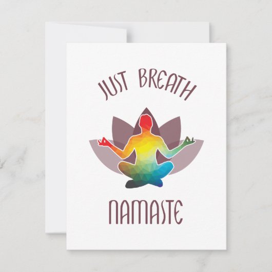 Meditation Namaste Lotus Flower Yoga Pose Spiritua (Voorkant)