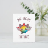 Meditation Namaste Lotus Flower Yoga Pose Spiritua (Staand voorkant)