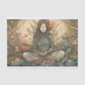 Meditation Namaste Tissuepapier (Voorkant)