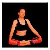 Meditation Pose Perfect Poster (Voorkant)
