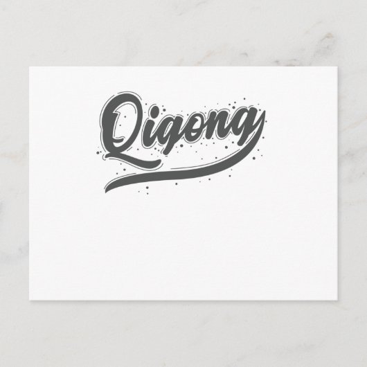 Meditation Qigong aus China Briefkaart (Voorkant)