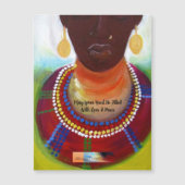 Meditation Queen Card by Alicia McDaniel Fine Art (Voorkant)
