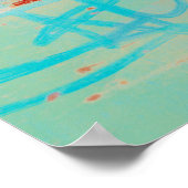 Meditation Revisit 1 - Abstract landschapsschilder Poster (Hoek)