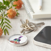 Meditation Spiritueel Healing CHAKRA Yoga Sleutelhanger (Zijkant)