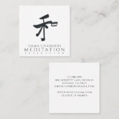 Meditation Teacher Harmony Symbol Visitekaartje (Voorkant / Achterkant)