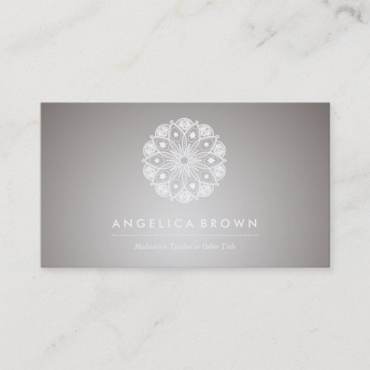 Meditation Teacher Health & Wellness Visitekaartje (Voorkant)