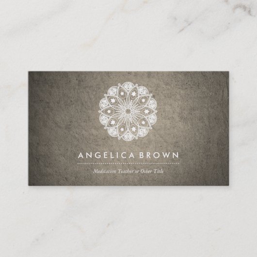 Meditation Teacher Health & Wellness Visitekaartje (Voorkant)