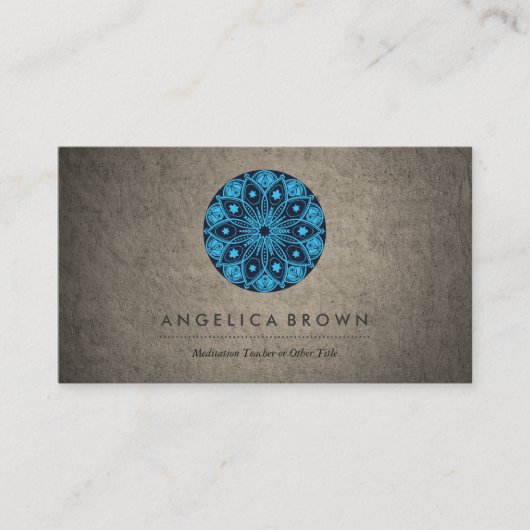 Meditation Teacher Health & Wellness Visitekaartje (Voorkant)