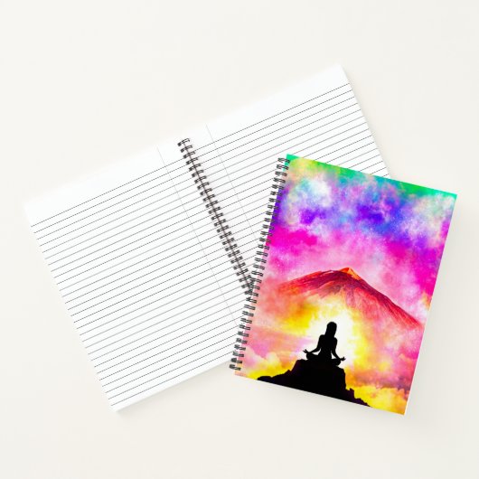 Meditation x Zen Notebook Journal Notitieboek (Binnen)