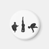 Meditation, yoga, Attitude Magneet (Voorkant)