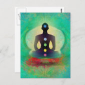 Meditation Yoga Briefkaart (Voorkant / Achterkant)