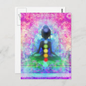 Meditation Yoga Briefkaart (Voorkant / Achterkant)