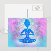 Meditation Yoga Briefkaart (Voorkant / Achterkant)
