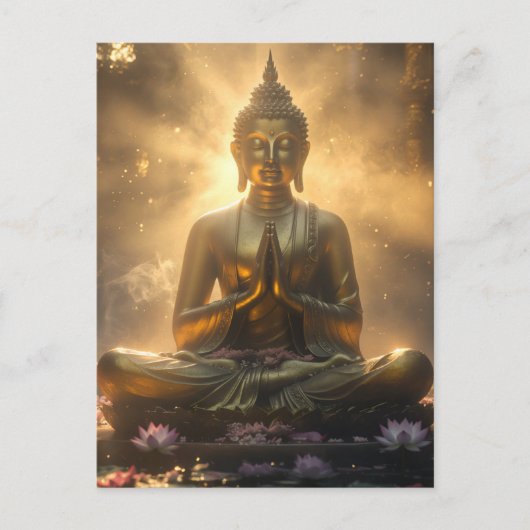 MEDITATION - YOGA - CARPE DIEM BRIEFKAART (Voorkant)