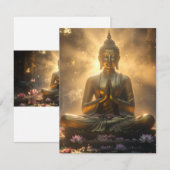 MEDITATION - YOGA - CARPE DIEM RSVP KAARTJE (Voorkant / Achterkant)