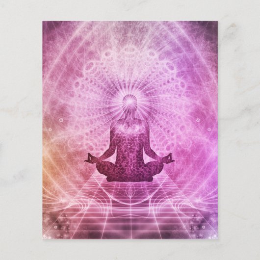 Meditation Yoga Faith Flyer (Achterkant)