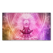 Meditation Yoga Faith Visitekaartje Magneet (Voorkant)