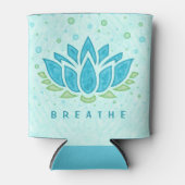 Meditation Yoga Lotus Flower Zen | Sjabloon tekst Blikjeskoeler (Voorkant)