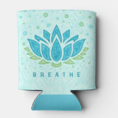 Meditation Yoga Lotus Flower Zen | Sjabloon tekst Blikjeskoeler (Achterkant)