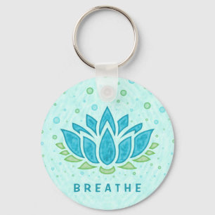Meditation Yoga Lotus Flower Zen   Sjabloon tekst Sleutelhanger