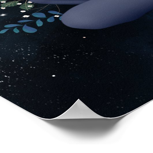 Meditation Yoga Pose Print Afbeelding Poster Muur  (Hoek)