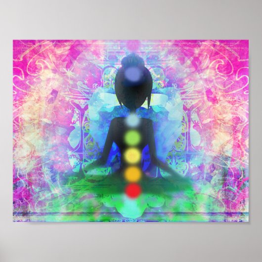 Meditation Yoga Poster Paper (Voorkant)