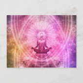 Meditation Yoga Style Briefkaart (Voorkant)