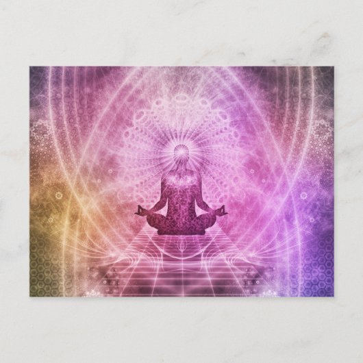 Meditation Yoga Style Briefkaart (Voorkant)