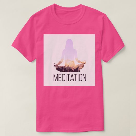 Meditation Yoga voor vrede T-shirt (Design voorkant)