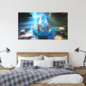 MEDITATION -YOGA - WELLNESS - CARPE DIEM CANVAS AFDRUK (Insitu (Slaapkamer))
