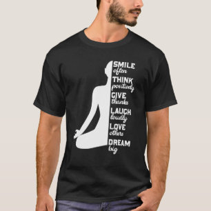 Meditation Yoga Zen Quote voor Yoga Mindfulness T-shirt