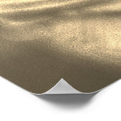 *~* Meditation Zen Buddha Meditate Flowers Gold Poster (Hoek)