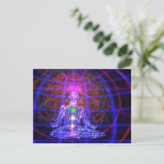 MeditationMan Briefkaart (Staand voorkant)