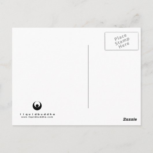 MeditationMan Briefkaart (Achterkant)