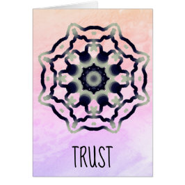 *~* Meditative Black Mandala With Pink