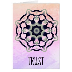 *~* Meditative Black Mandala With Pink