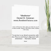 Meditator Kaart (Achterkant)