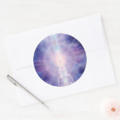 Meditator Ronde Sticker (Envelop)