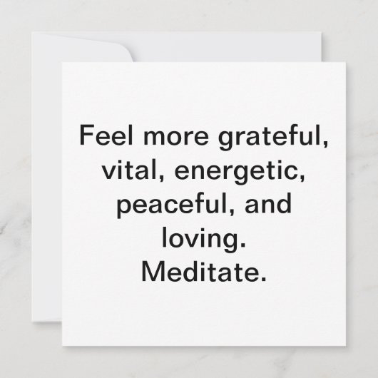 Mediteer Flat Note Kaart Notitiekaartje (Achterkant)