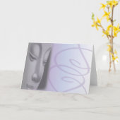 "Mediteer" leeg wenskaart Kaart (Gele Bloem)