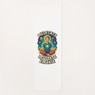 "Mediteer. Leviteren. Verhoog." – Kosmische energi Yogamat