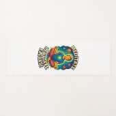 "Mediteer. Leviteren. Verhoog." – Kosmische energi Yogamat (Voorkant (horizontaal))