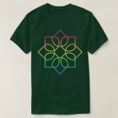 Mediteer met Abstracte Mandala T-shirt (Design voorkant)
