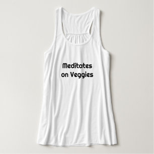 Mediteert op Veggies Tanktop